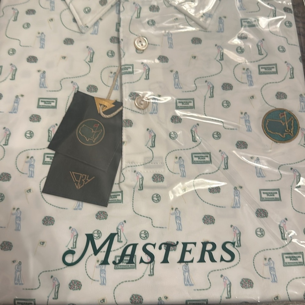 NWT - RARE - Masters - exclusive purchase at Berckmans Place - Men's Polo - Picture 2 of 5
